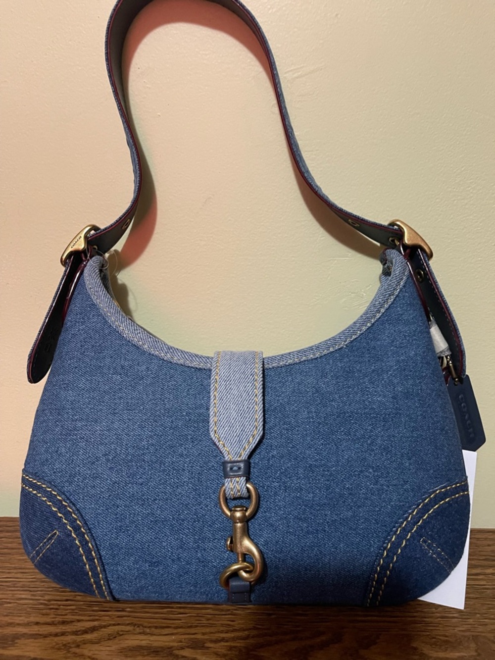 Coach  Hamptons Hobo Bag in denim - Picture 7 of 12